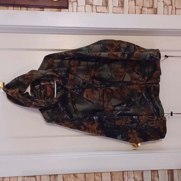 Trail Crest fleece hooded jacket camouflage jacket men's size xlarge - Picture 1 of 3